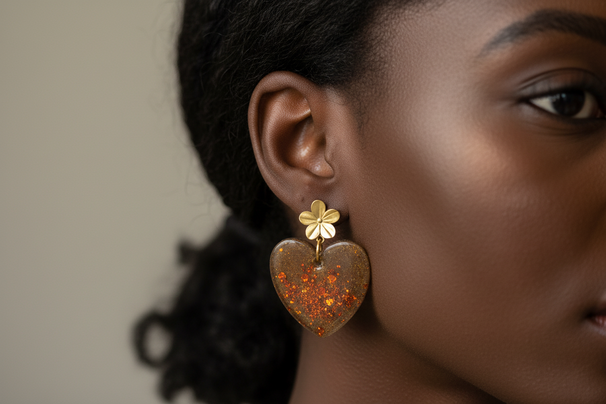 116 - Coração - Femme noire